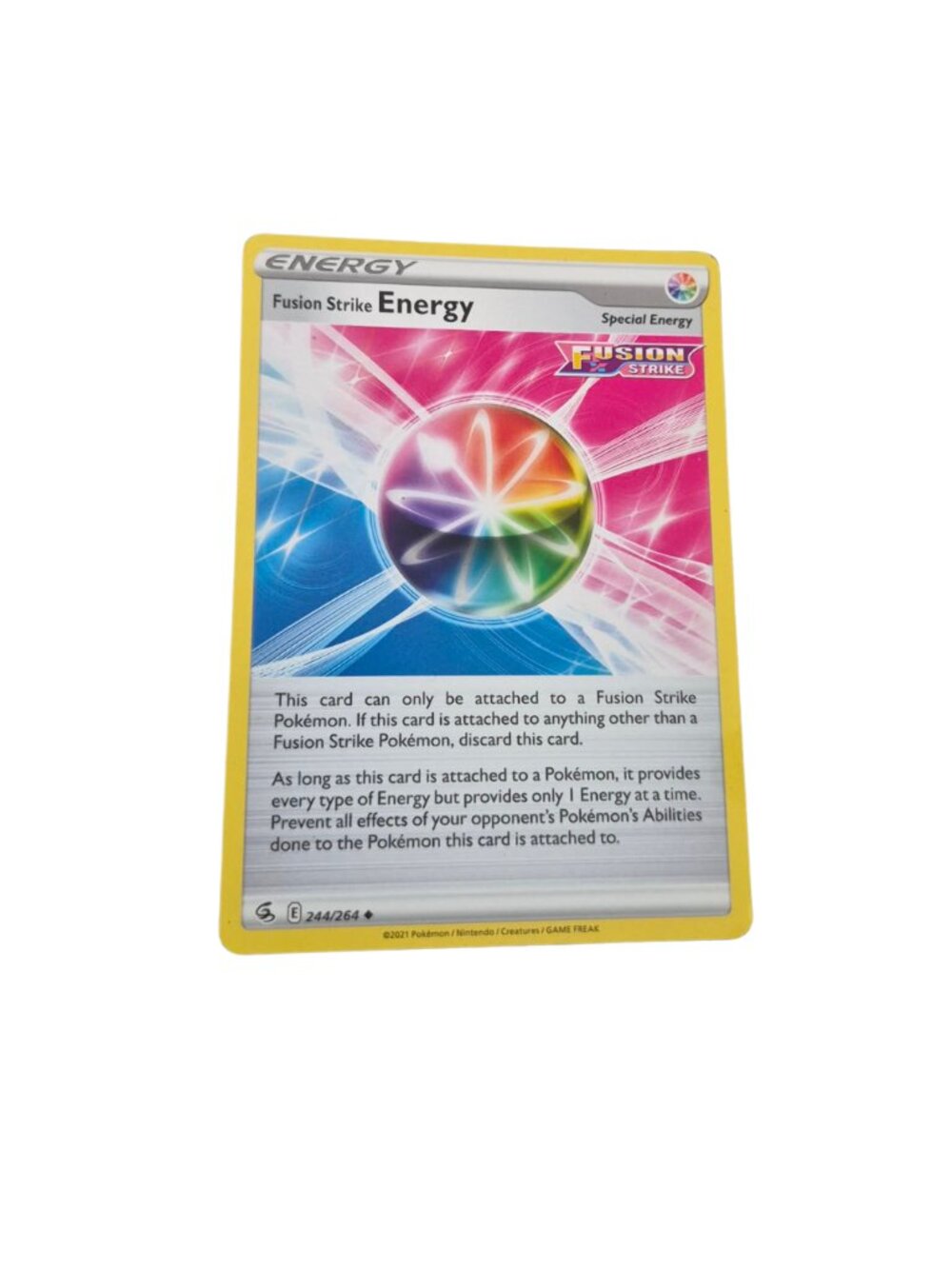 Pokemon Fusion Strike Energy 244/264 Special Energy Card Sword & Shield NM
